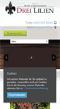 Mobile Screenshot of hoteldreililien.de
